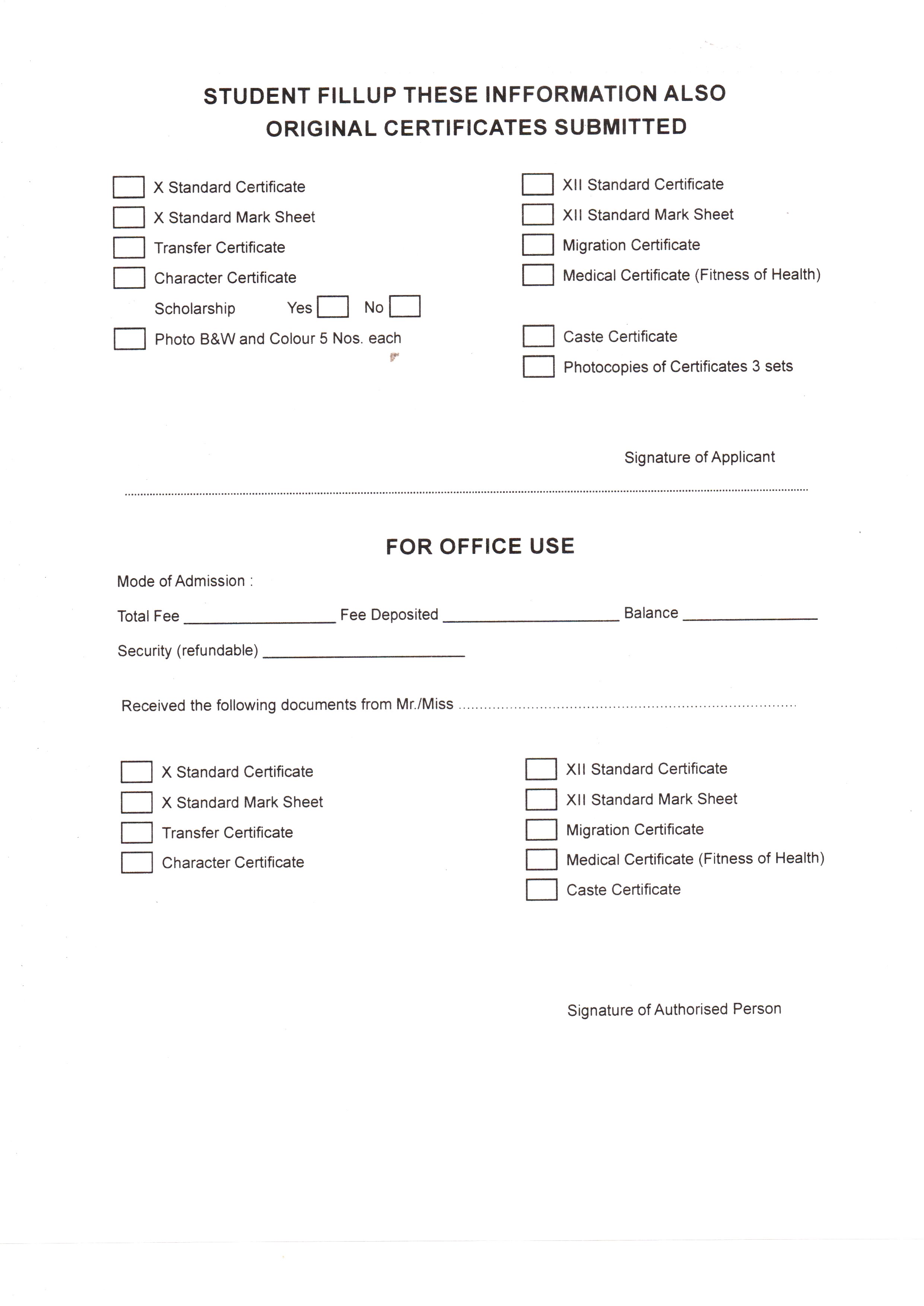 Registration Form